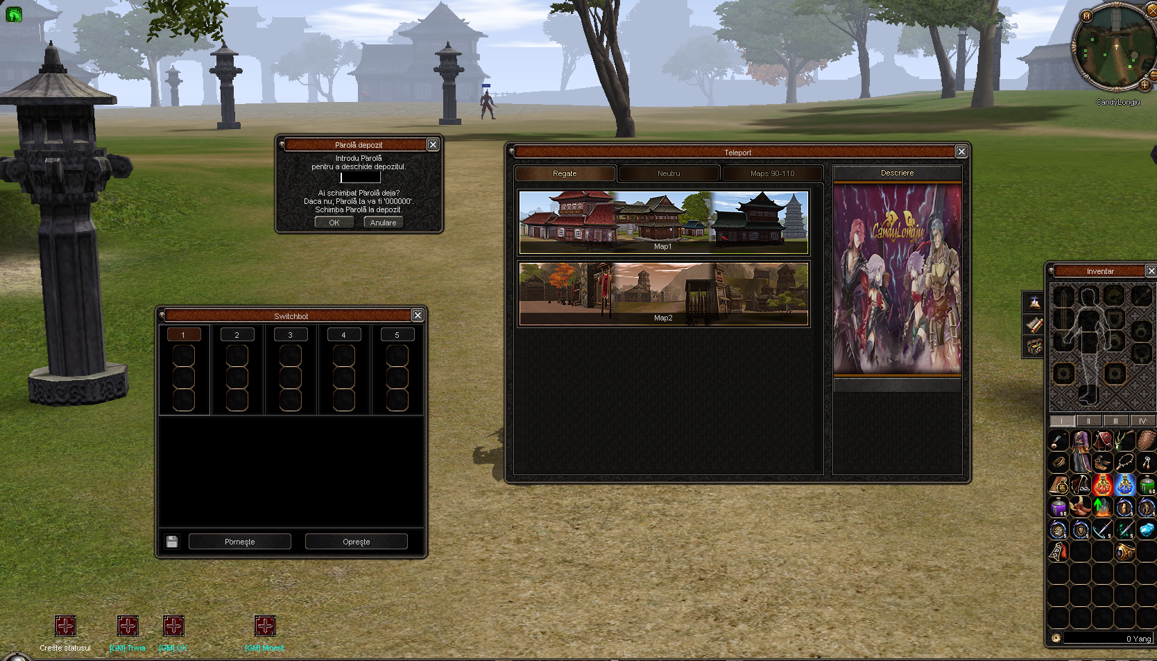 Teleport si depozit CandyLongju2